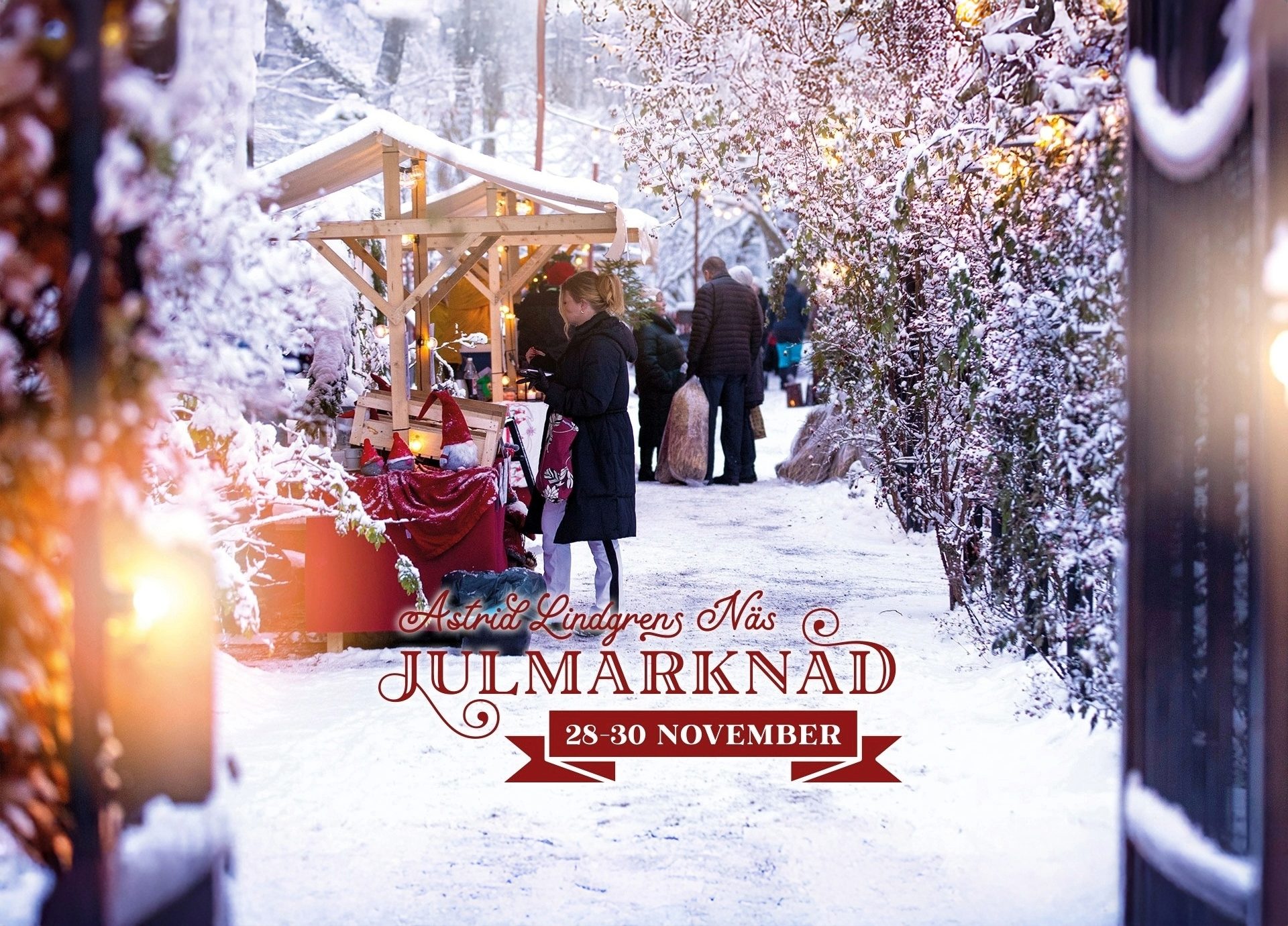 Julmarknad på Astrid Lindgrens Näs